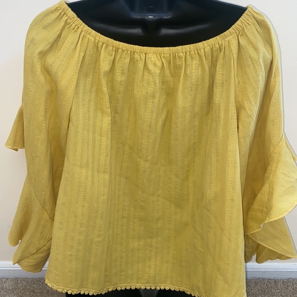 Andthewhy Peasant Top w wing arm L - Picture 6 of 8